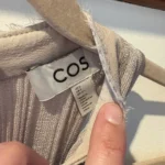 Thumbnail for COS — Cream-coloured pleated camisole — US size 6