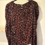 Thumbnail for Dolan Left Coast — Leopard-print velvet jumper — L