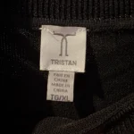 Thumbnail for Tristan — Black sleeveless top with a high neck — XL