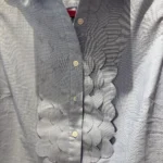 Thumbnail for Banana Republic — Pale blue Riley sleeveless blouse — Size 6