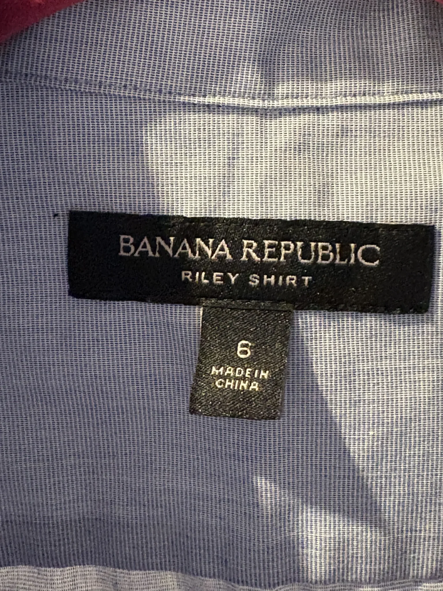 Image for Banana Republic — Pale blue Riley sleeveless blouse — Size 6