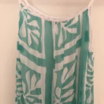 Thumbnail for Vianova Italy Style —  Silk/viscose – Long turquoise and white dress — M/M