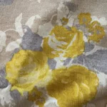 Thumbnail for Charter Club — Beige, yellow and grey floral cardigan — XL