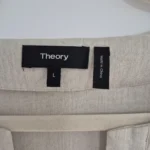 Thumbnail for Robe tunique Theory « Stretch Linen » beige – Taille Large