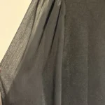 Thumbnail for Black Calvin Klein dress with sheer sleeves – size L