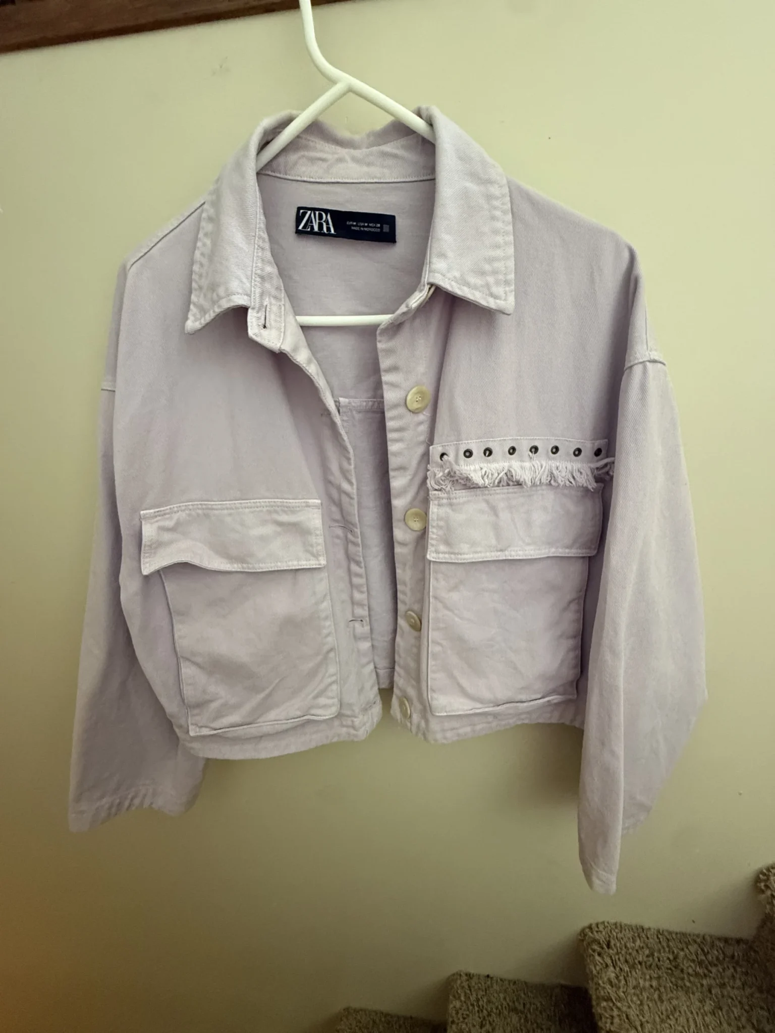 Featured image for Veste Zara lilas