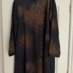 Featured thumbnail for Robe aux genou à col montant et manche longues UCHUU