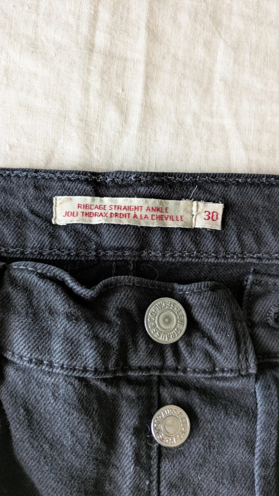 Image for Levis ribcage straight ankle