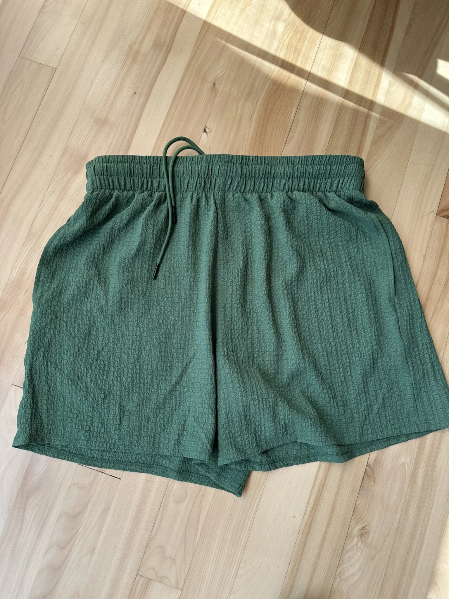 Featured image for Embossed safari-style shorts