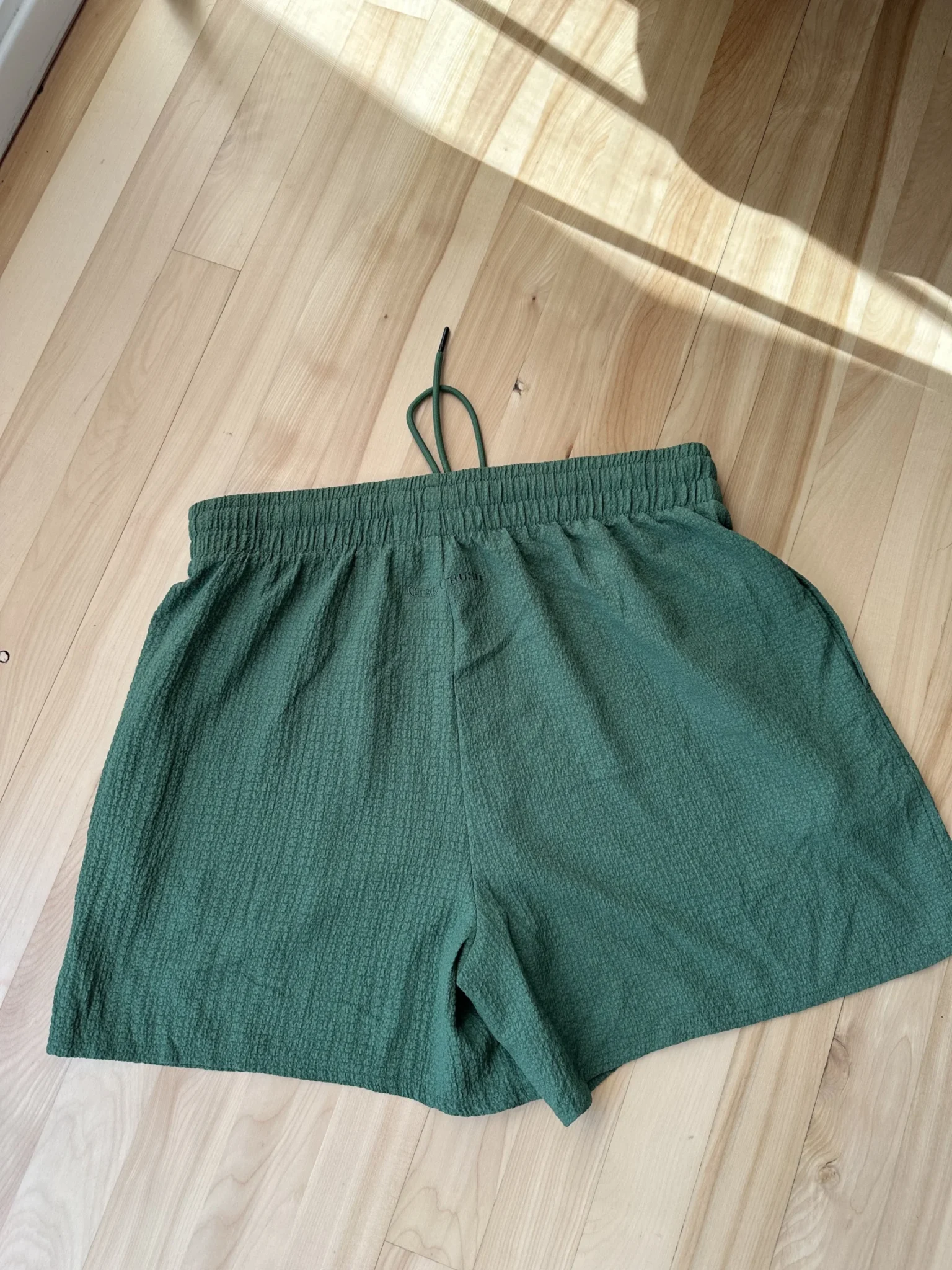 Image for Embossed safari-style shorts