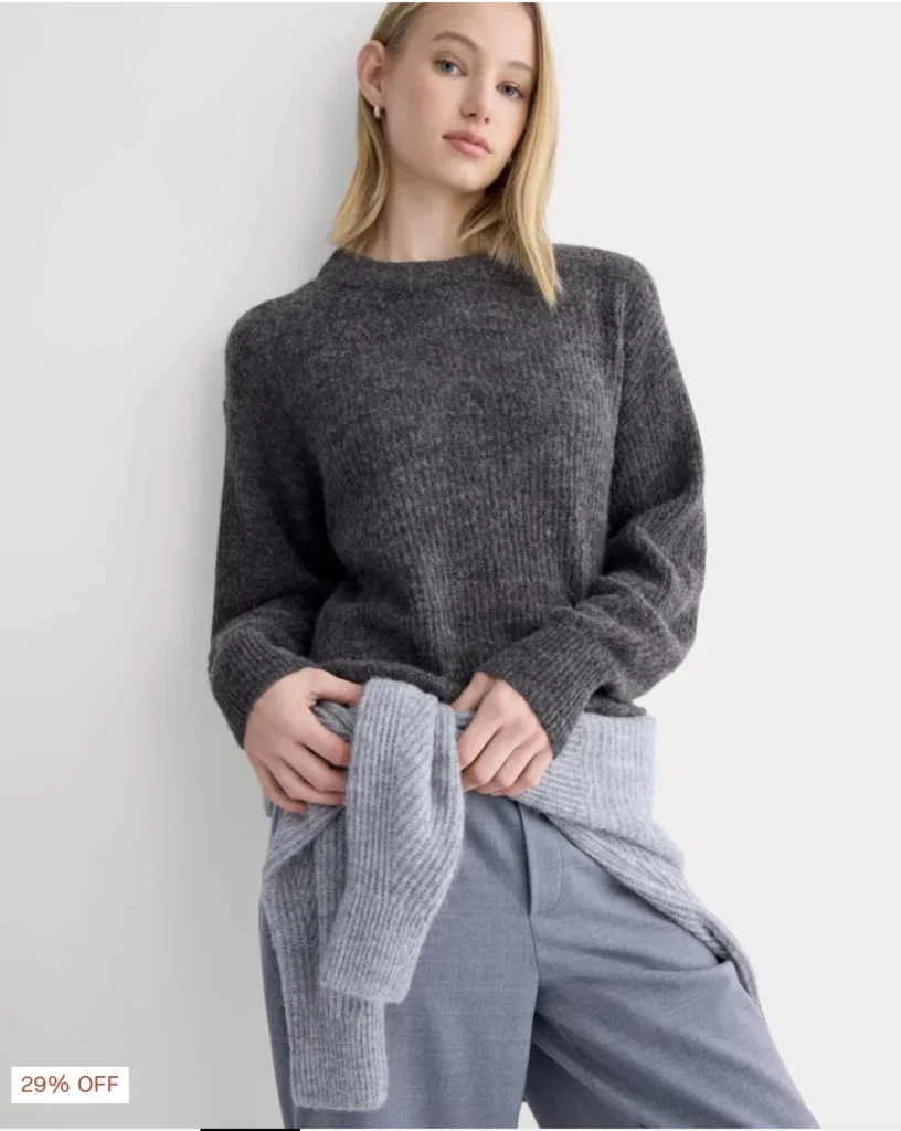 Image for ♥️EVERLANE charcoal jumper