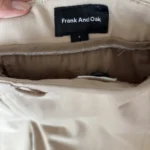 Thumbnail for Pantalon Frank and Oak taille haute à jambes larges — Beige, taille 6