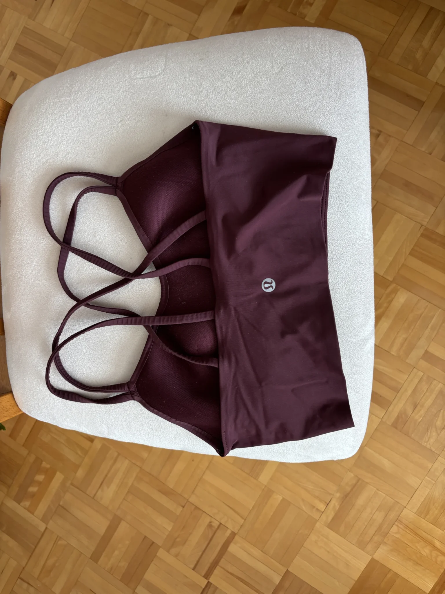 Image for Soutien-gorge long « Like a Cloud » de Lululemon – Bourgogne, taille 6