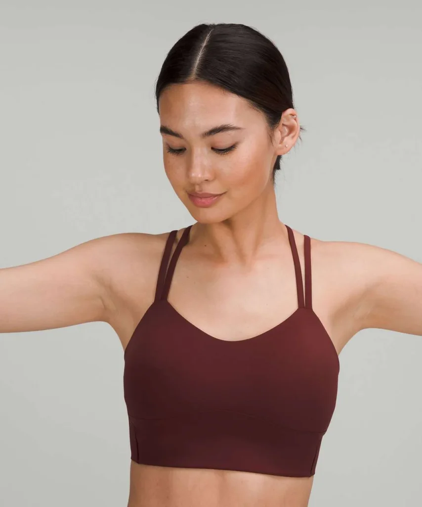 Image for Soutien-gorge long « Like a Cloud » de Lululemon – Bourgogne, taille 6