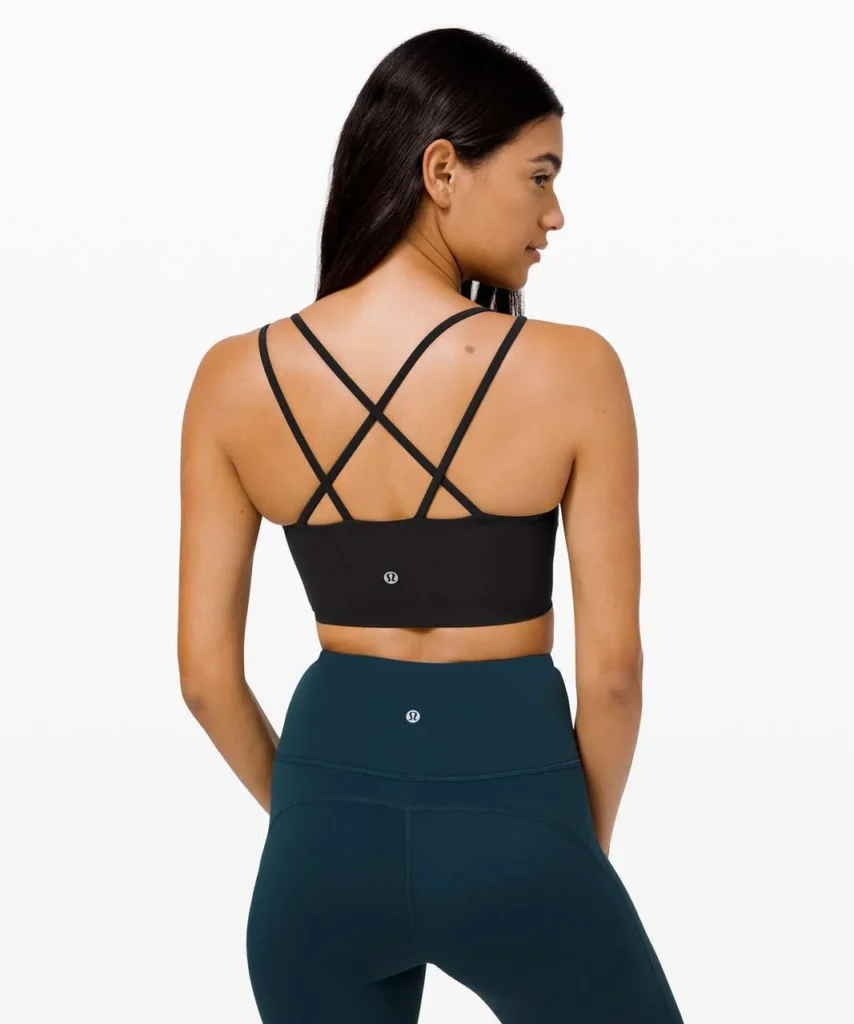 Image for Soutien-gorge long « Like a Cloud » de Lululemon – Noir, taille 6