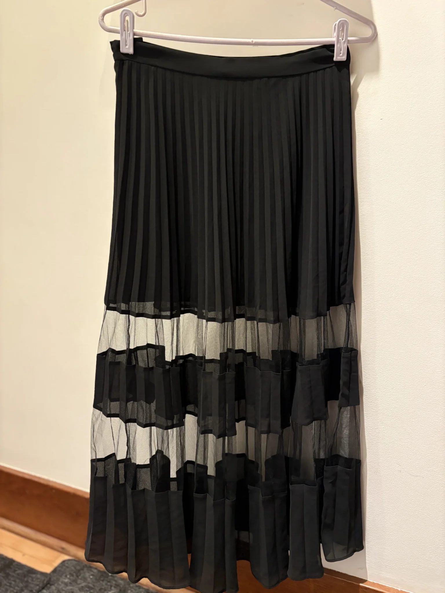 Image for Jupe longue plissée & Other Stories – noire – taille 36 / US 6