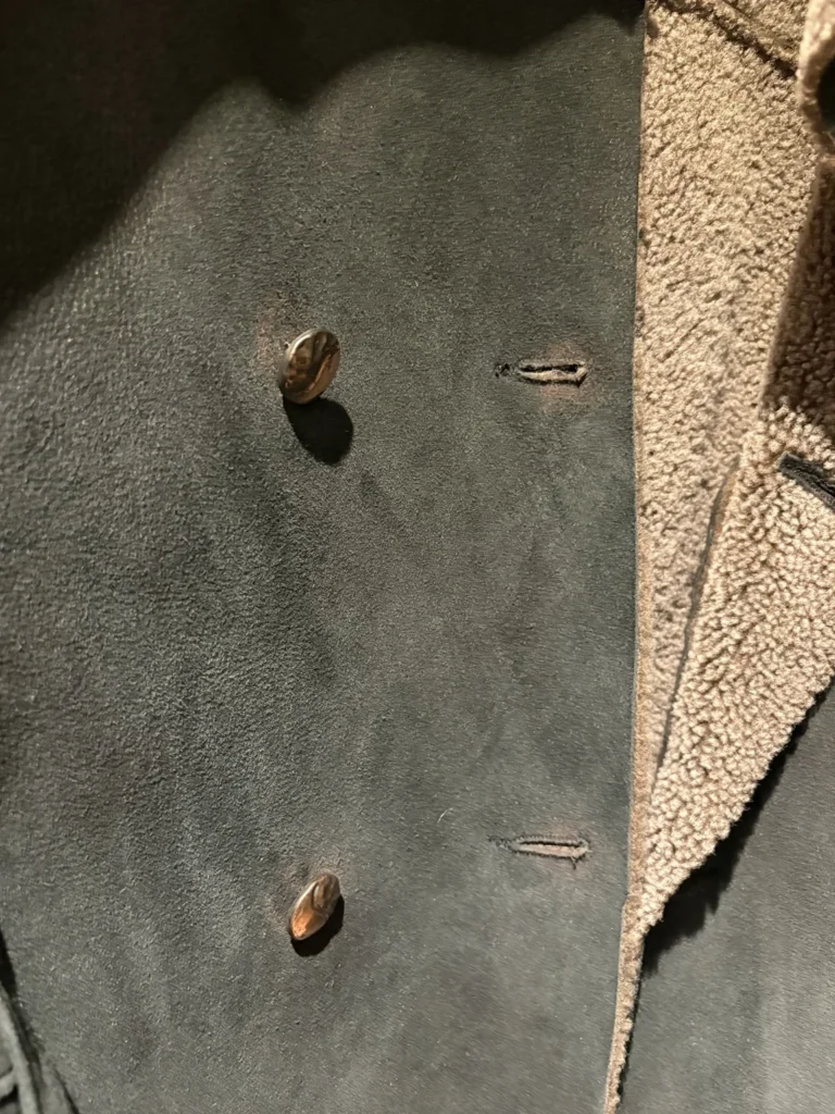 Image for Veste en mouton retourné / shearling véritable