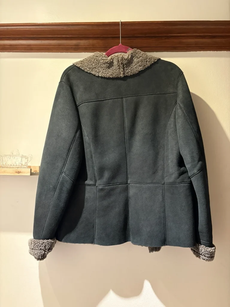 Image for Veste en mouton retourné / shearling véritable