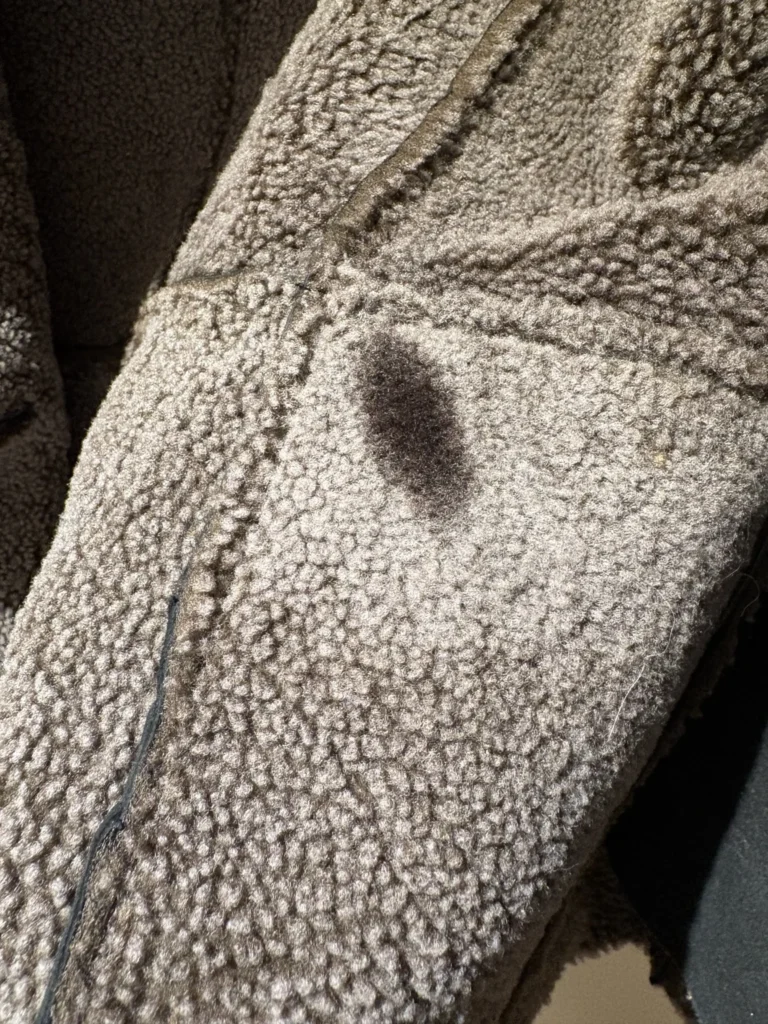 Image for Veste en mouton retourné / shearling véritable