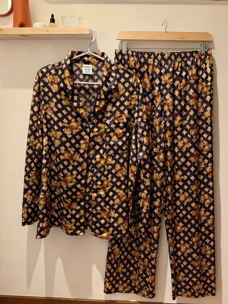 Featured image for Ensemble pyjama deux pièces vintage REQUEST, taille XL