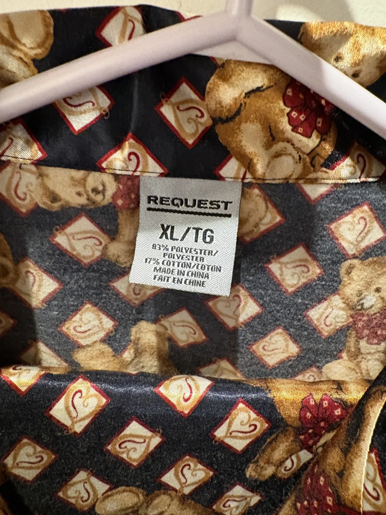 Image for Ensemble pyjama deux pièces vintage REQUEST, taille XL