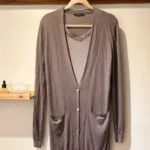 Featured thumbnail for Cardigan long SEVENTY-  100% soie