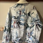 Thumbnail for Veste ASOS DESIGN à imprimé ski rétro
