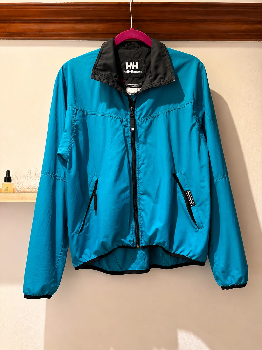 Veste coupe-vent vintage Helly Hansen Silmond – turquoise – années 90 Helly Hansen seconde main