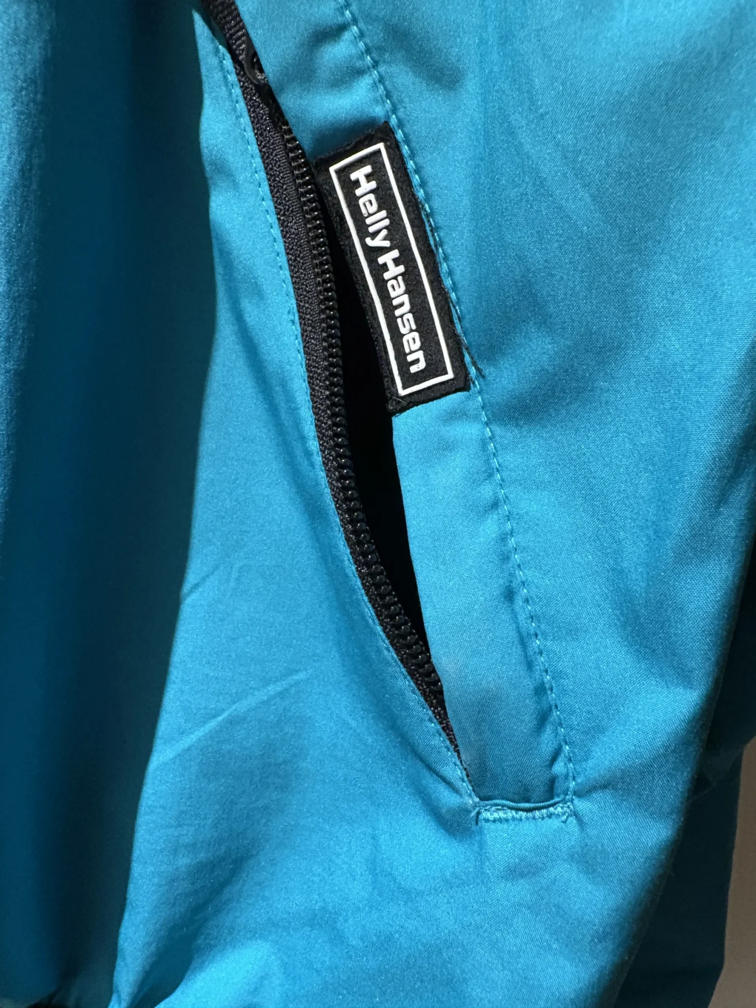 Image for Veste coupe-vent vintage Helly Hansen Silmond – turquoise – années 90