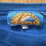 Thumbnail for Chandail vintage Pacific Coast Highway – bleu