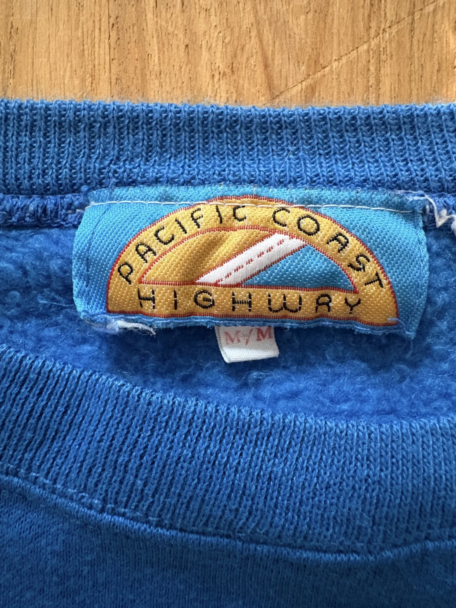 Image for Chandail vintage Pacific Coast Highway – bleu