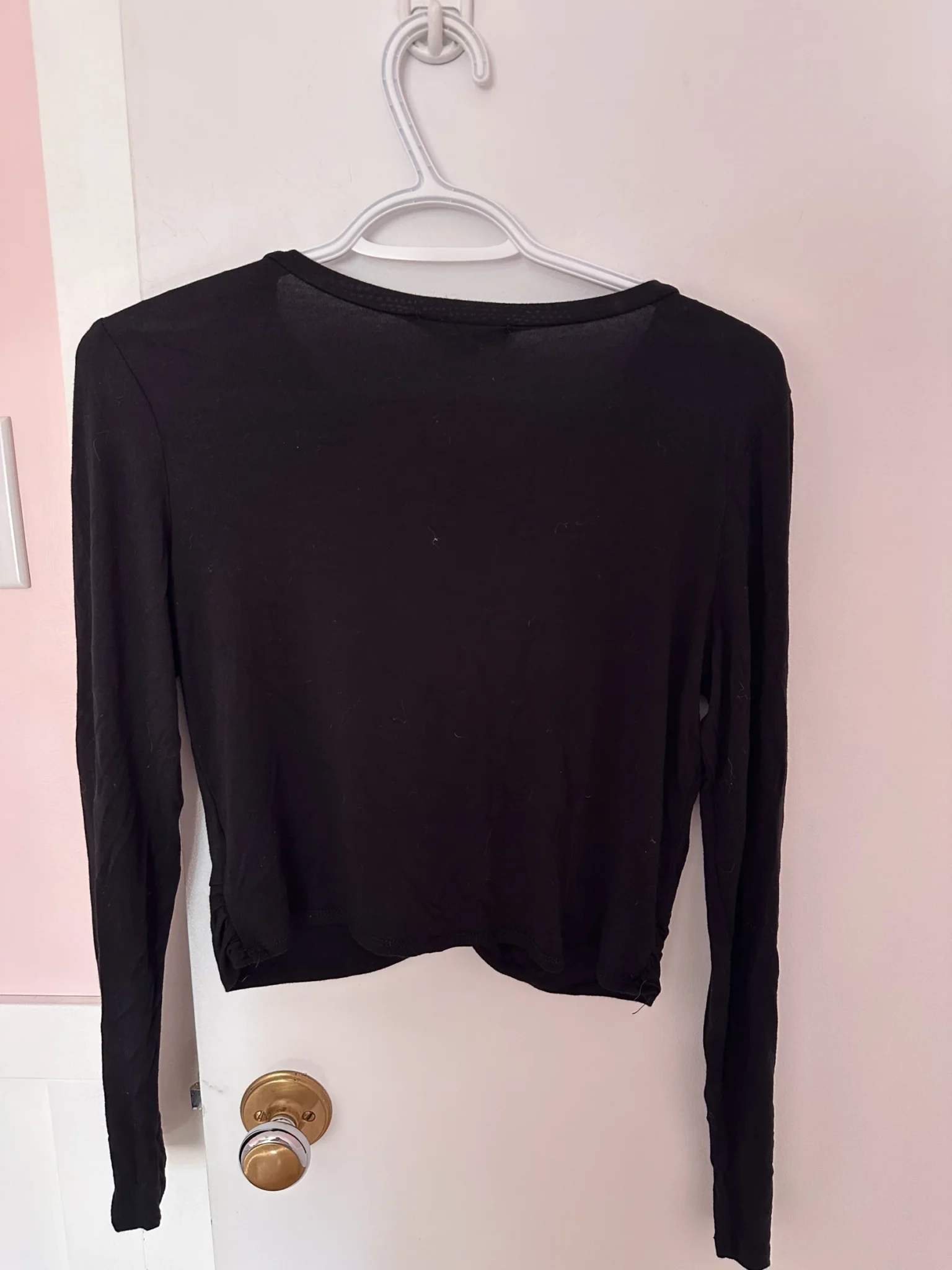 Image for Long-sleeved crop top