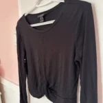 Thumbnail for Long-sleeved crop top