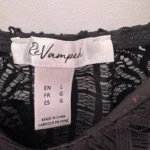Thumbnail for Lace-style knitted crop top