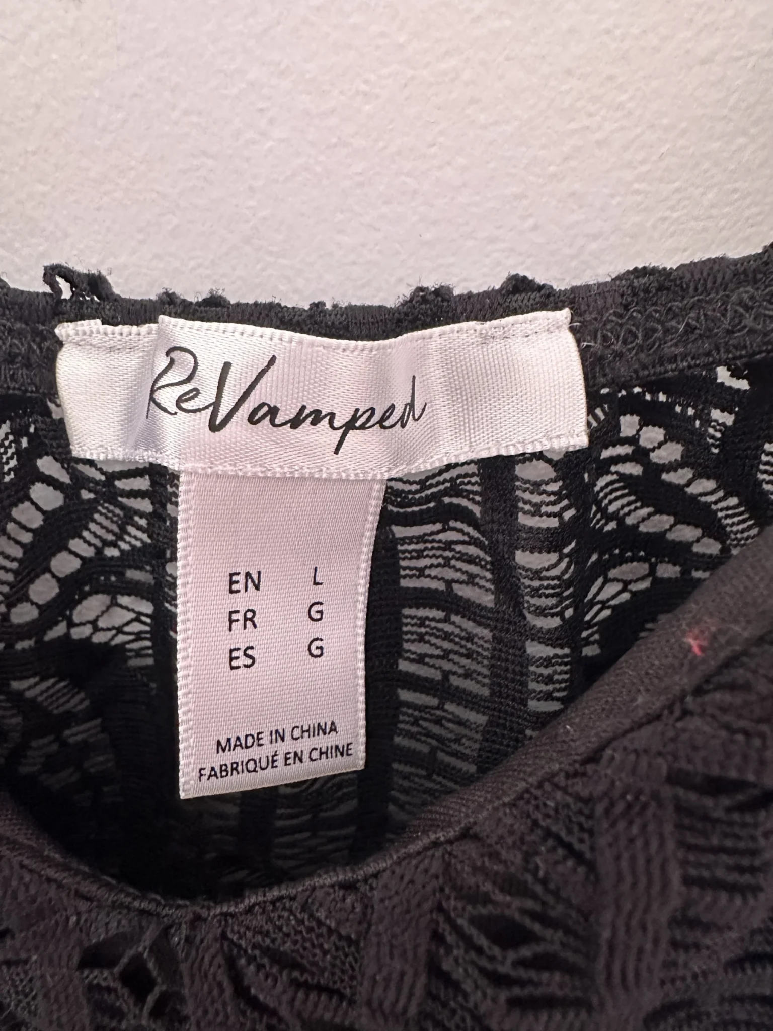 Image for Lace-style knitted crop top