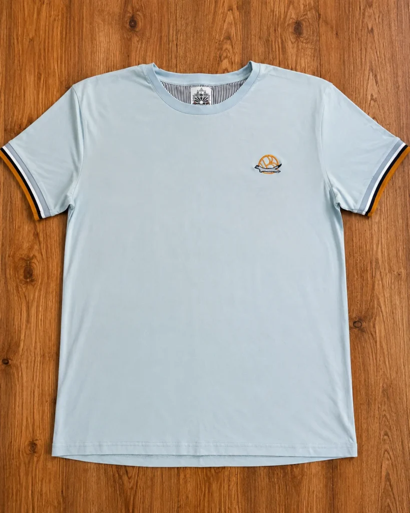 Featured image for Balarin T-shirt, 100% cotton – glacier blue