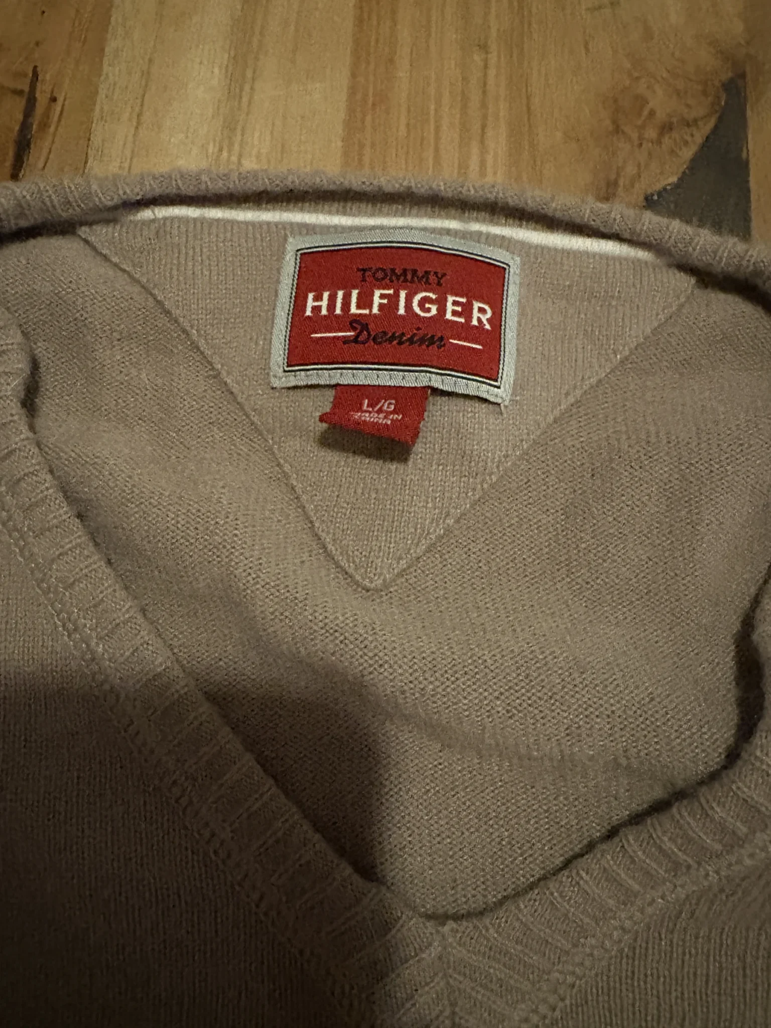 Image for Vintage Tommy Hilfiger denim, size L