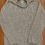 Featured thumbnail for Ilanco 100% cotton roll-neck jumper – heather grey – size P/S – made in Canada