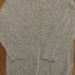 Thumbnail for Ilanco 100% cotton roll-neck jumper – heather grey – size P/S – made in Canada