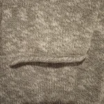 Thumbnail for Ilanco 100% cotton roll-neck jumper – heather grey – size P/S – made in Canada