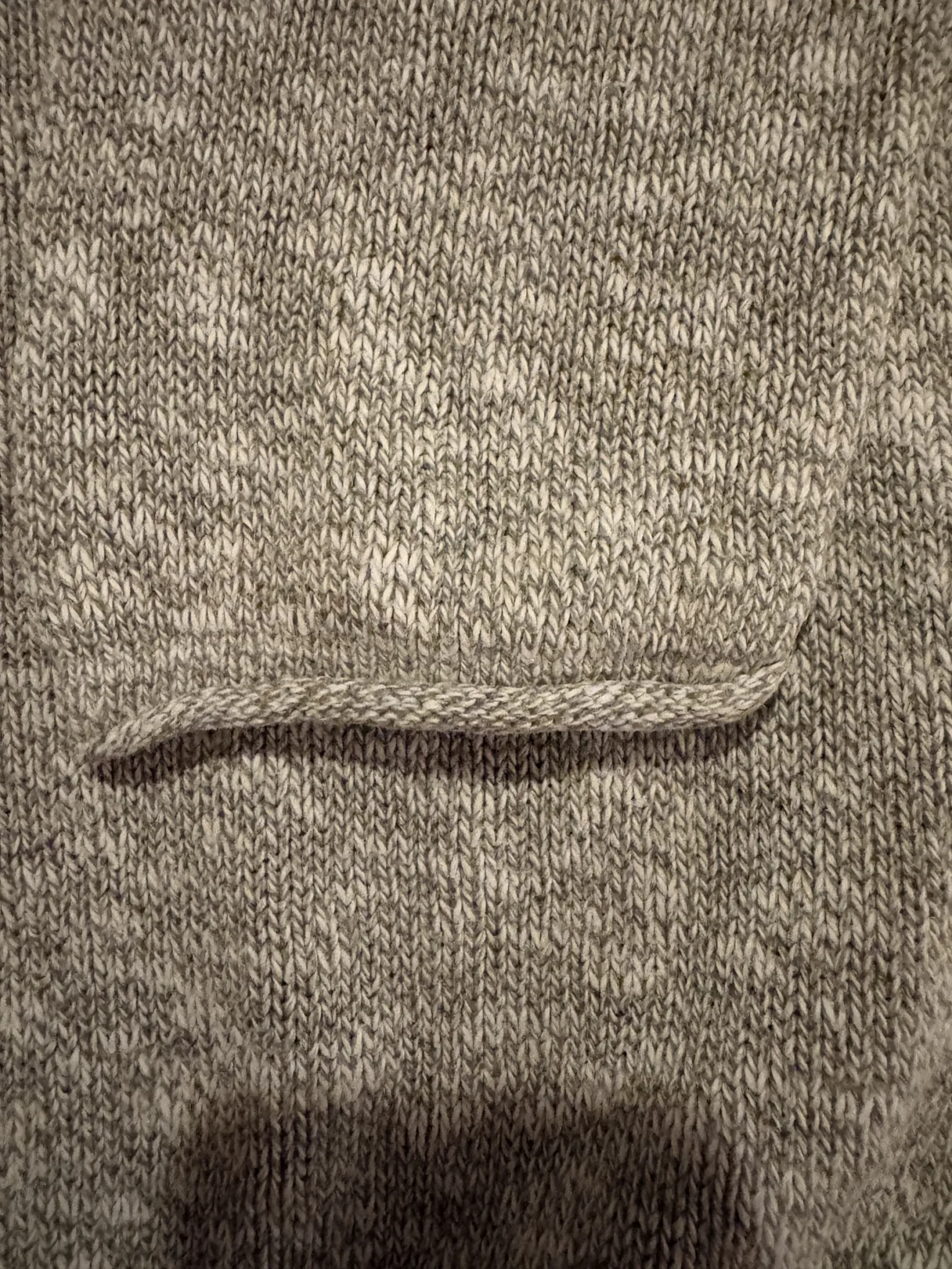 Image for Ilanco 100% cotton roll-neck jumper – heather grey – size P/S – made in Canada
