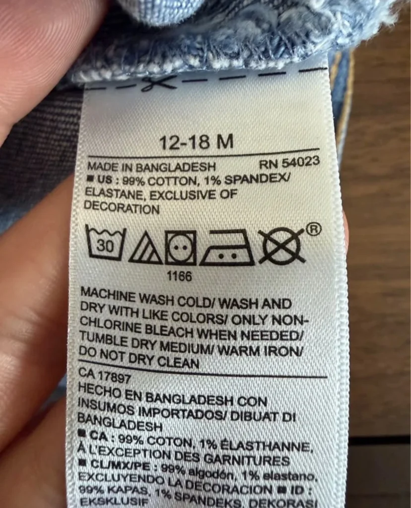 Image for Veste en jean 12-18M Old Navy