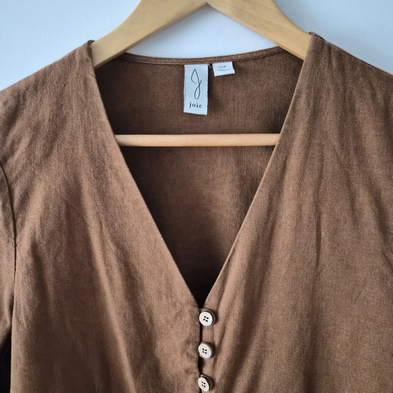 Image for Short blouse with a bow at the front