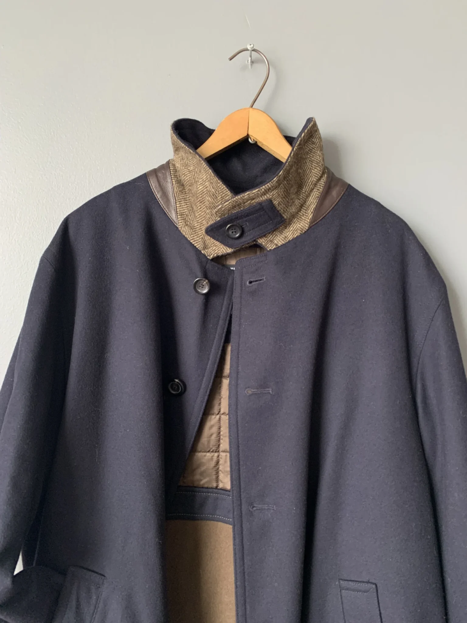 Image for Manteau chic long Schneiders homme laine et Cashemire
