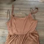 Thumbnail for Fitted jumpsuit with gathered waist