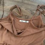 Thumbnail for Fitted jumpsuit with gathered waist