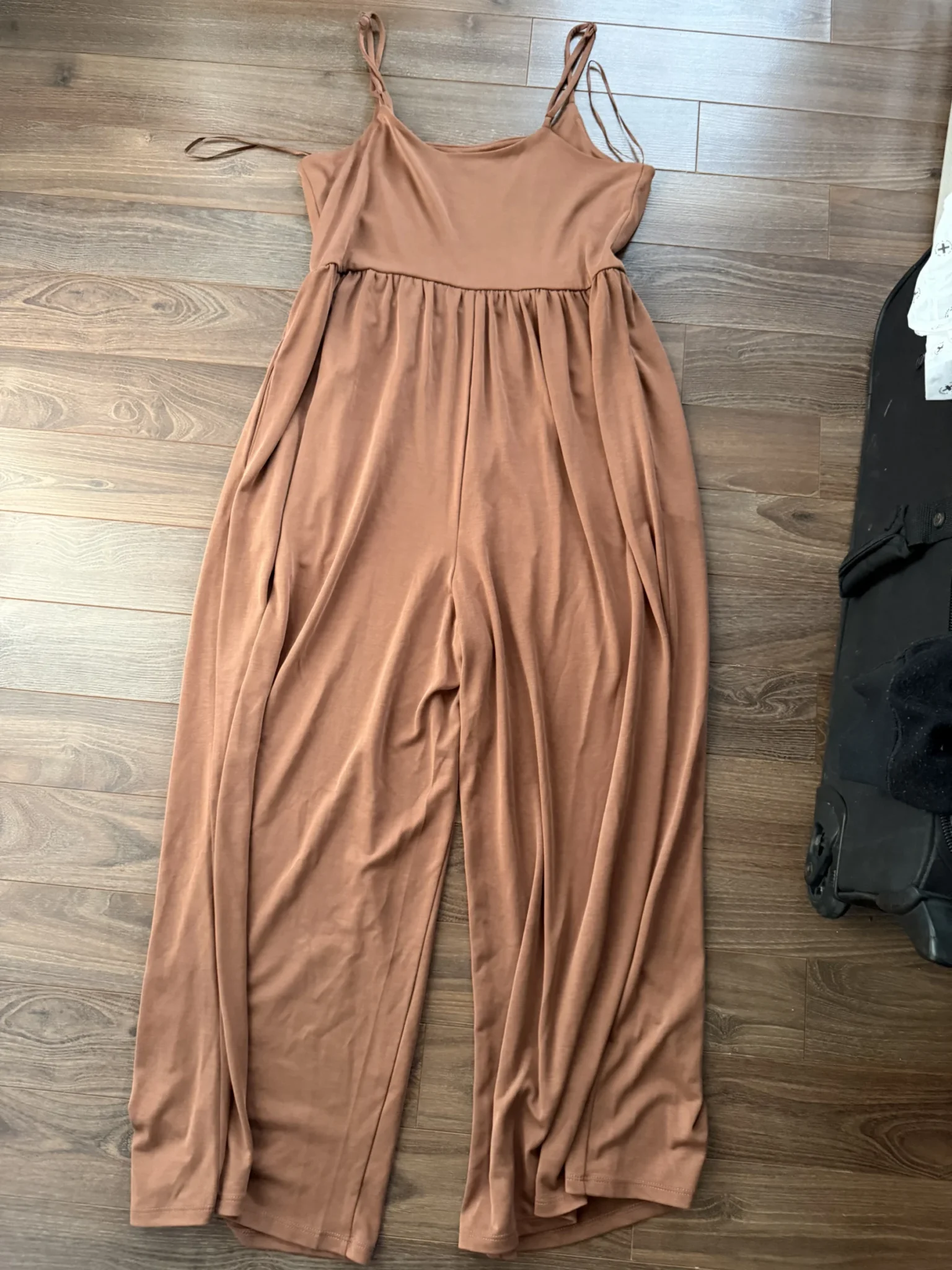 Image for Fitted jumpsuit with gathered waist