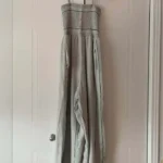 Featured thumbnail for Hannah Striped Smocked Jumpsuit