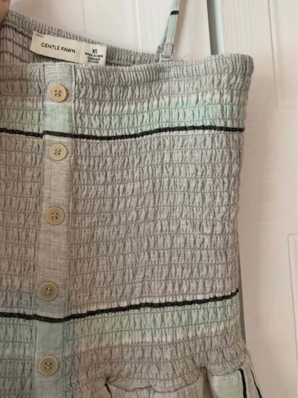 Image for Hannah Striped Smocked Jumpsuit