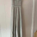 Thumbnail for Hannah Striped Smocked Jumpsuit
